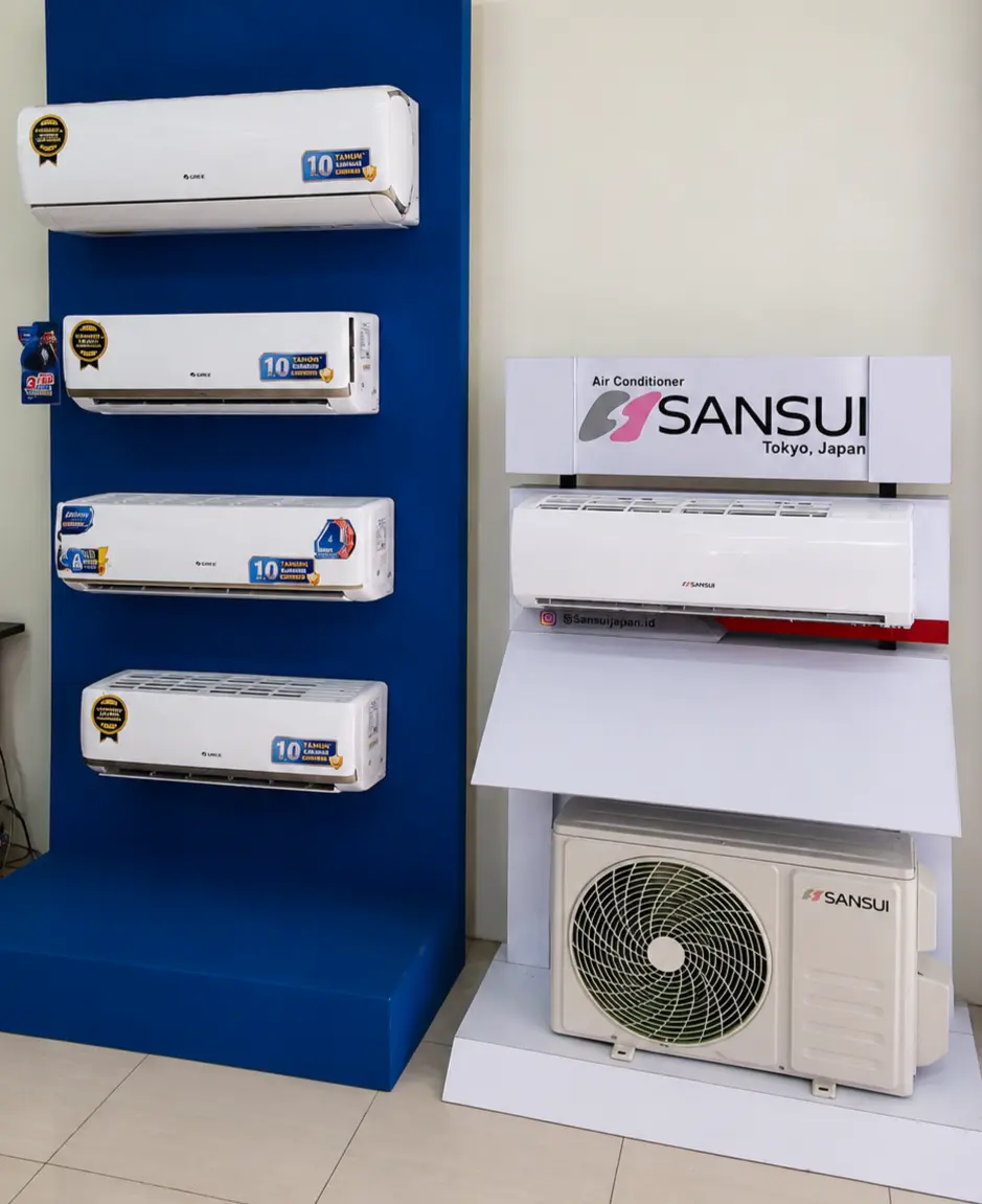 Showcase AC Sansui di RADJA AC