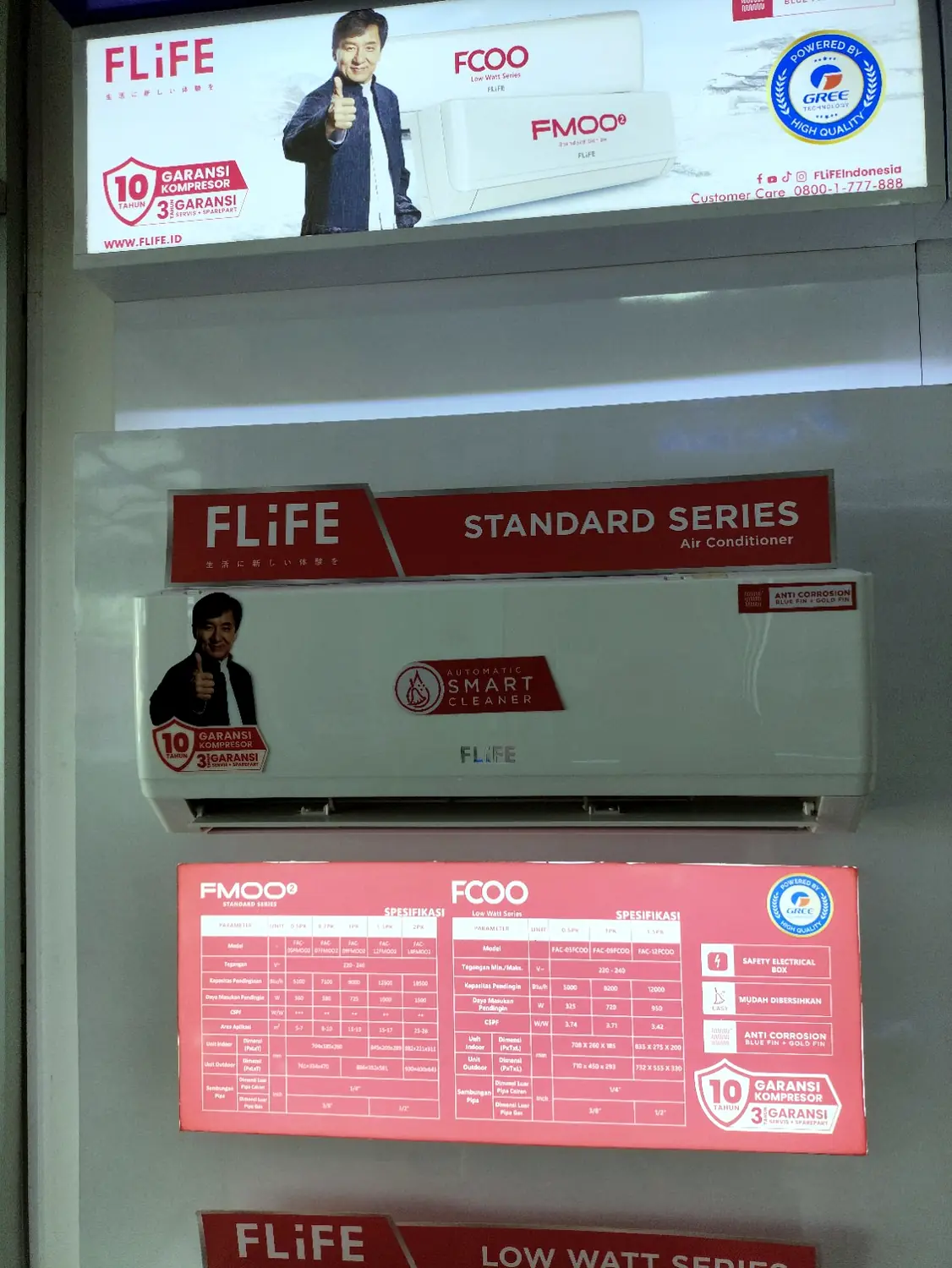 Display AC FLife