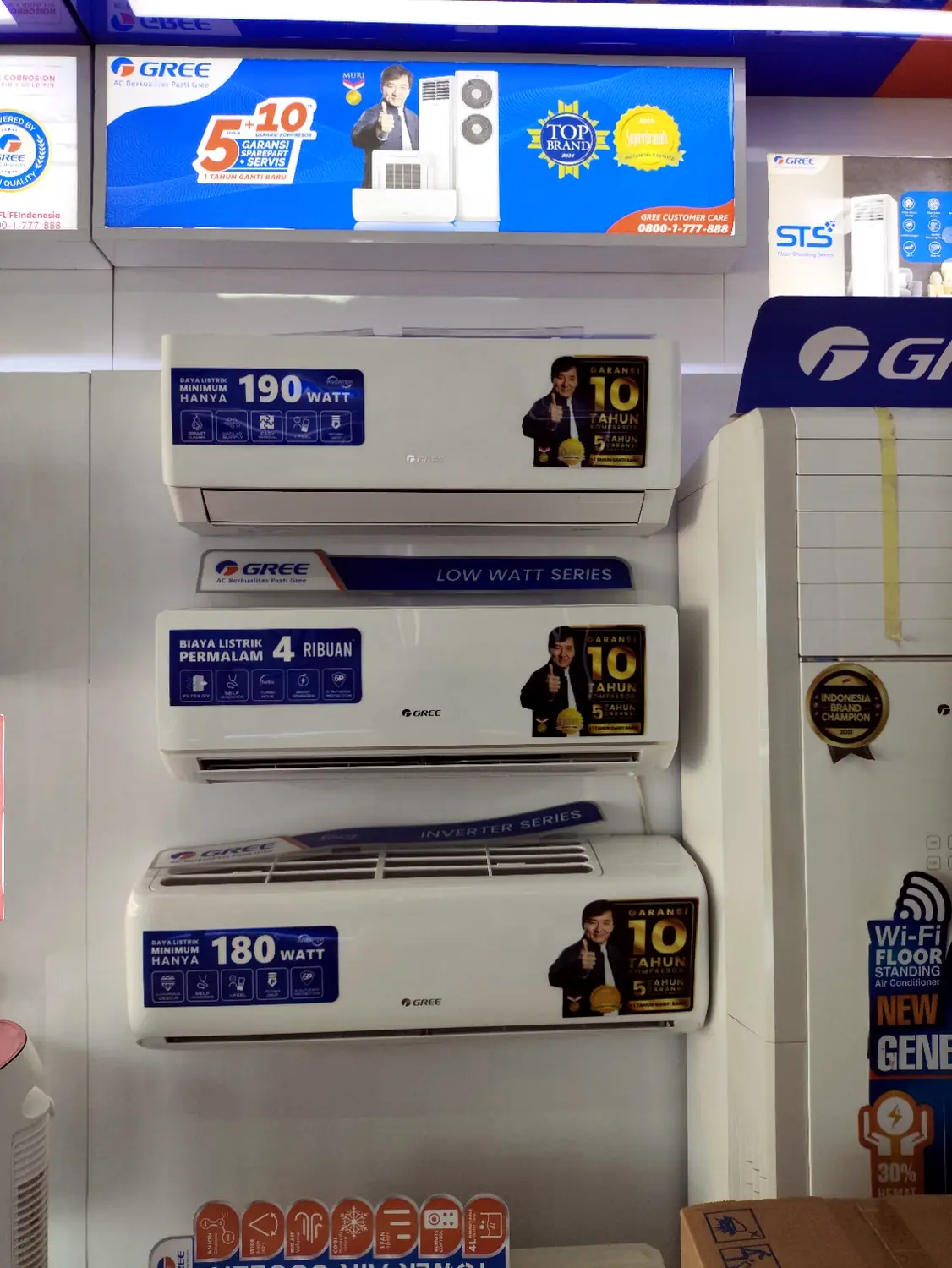 Display AC Gree Low Watt