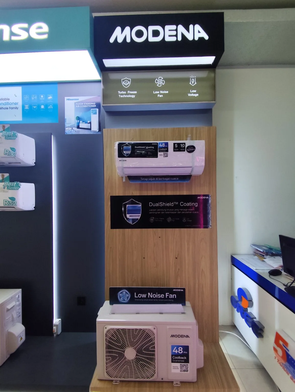Display AC Modena Terbaru