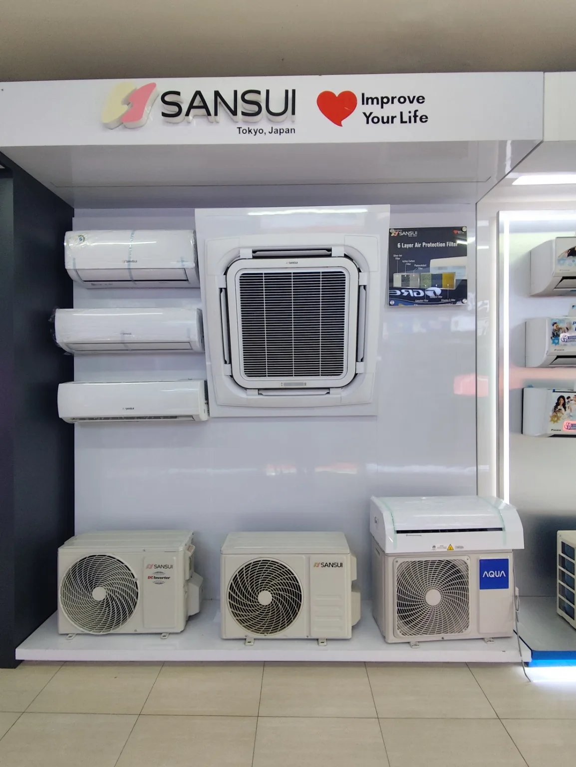 Display AC Sansui Terbaru